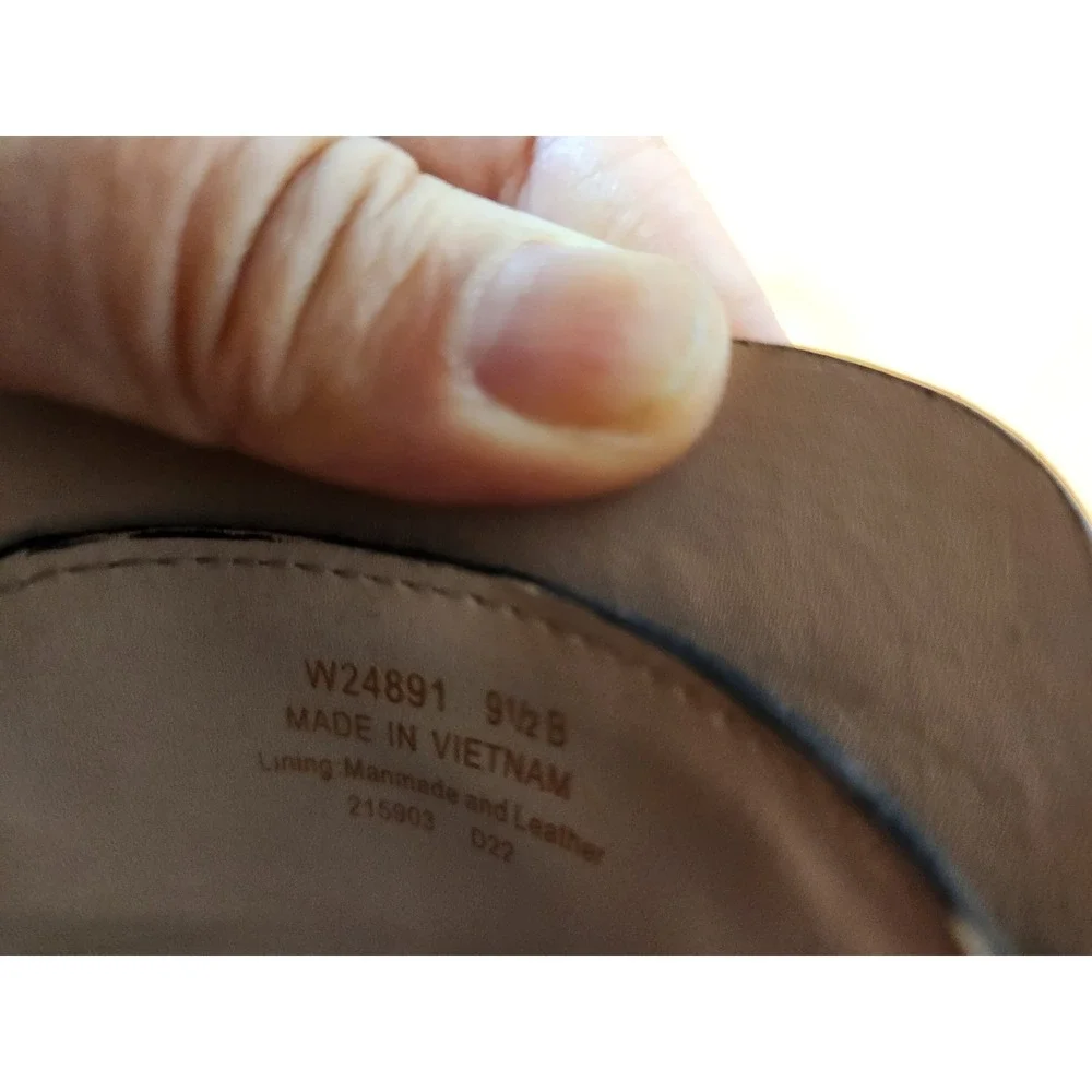 Cole Haan Women's Black Leather Slingback Loafers – Size 9.5B‎ – Grand.OS